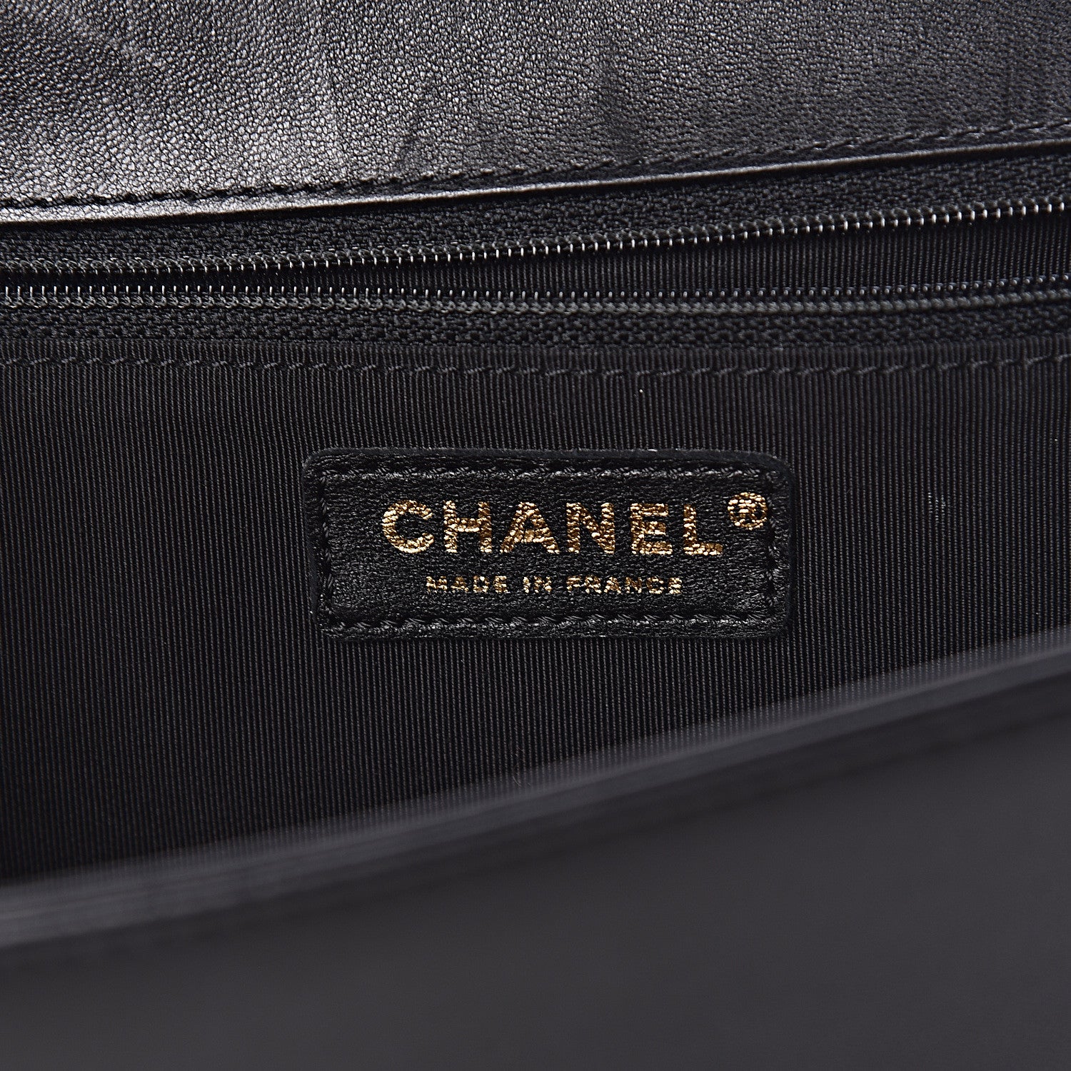Chanel Lambskin Quilted Large Boy Flap Black 6 of 16