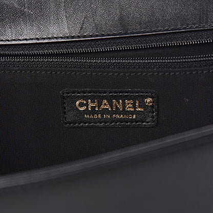 Chanel Lambskin Quilted Large Boy Flap Black 6 of 16