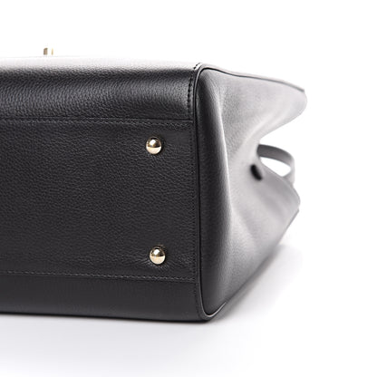 Chanel Grained Calfskin Small Neo Executive Shopper Tote Black 9 of 12
