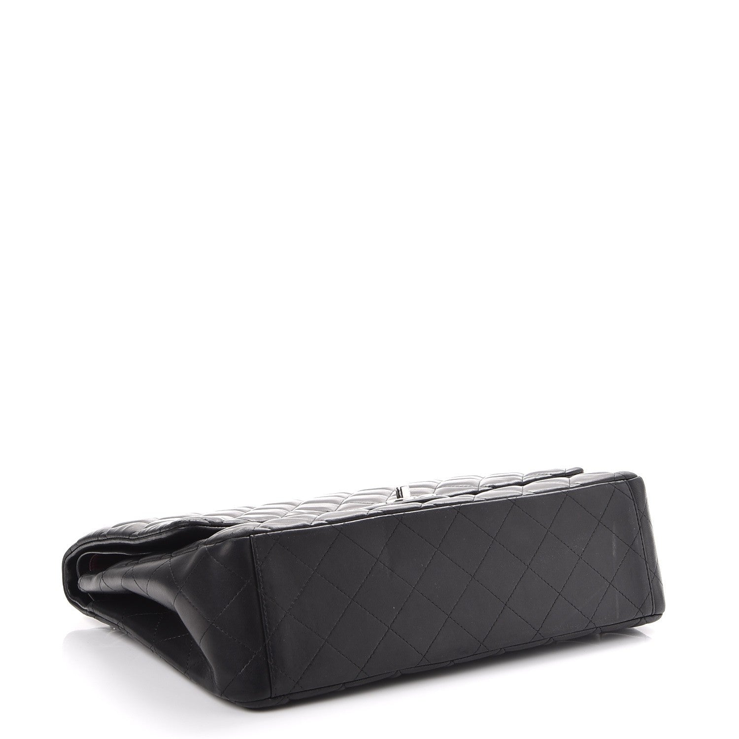 Chanel Lambskin Quilted Maxi Double Flap Black 5 of 12