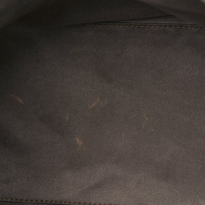 Celine Drummed Calfskin Mini Luggage Bag Souris 10 of 11
