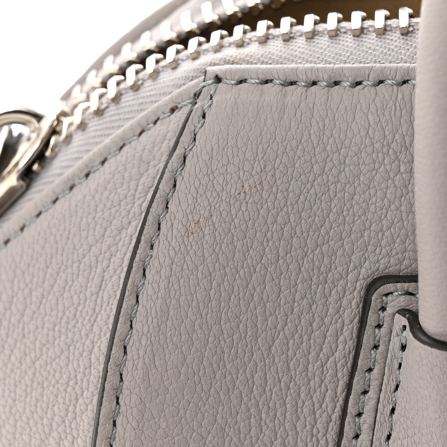 Givenchy Sugar Goatskin Mini Antigona Pearl Grey 11 of 13