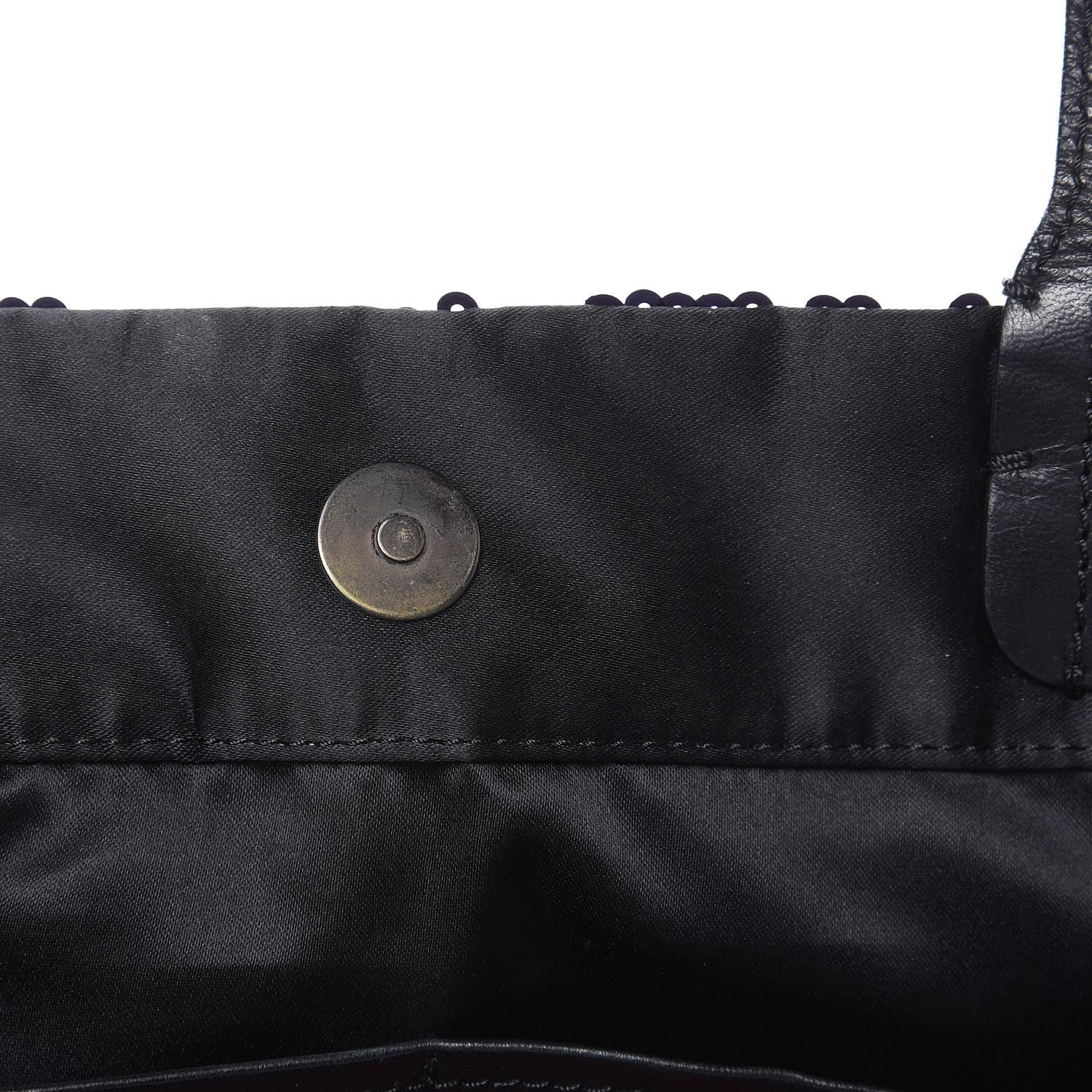 Valentino Garavani Sequin Petale Tote Black 14 of 16