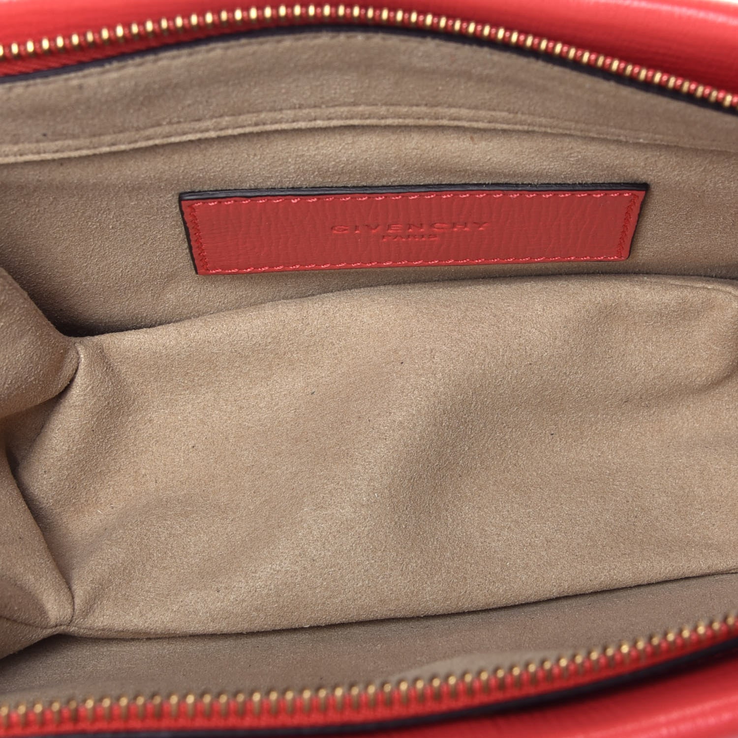 Givenchy Goatskin Suede Cross 3 Crossbody Bag Pink Grey 5 of 9