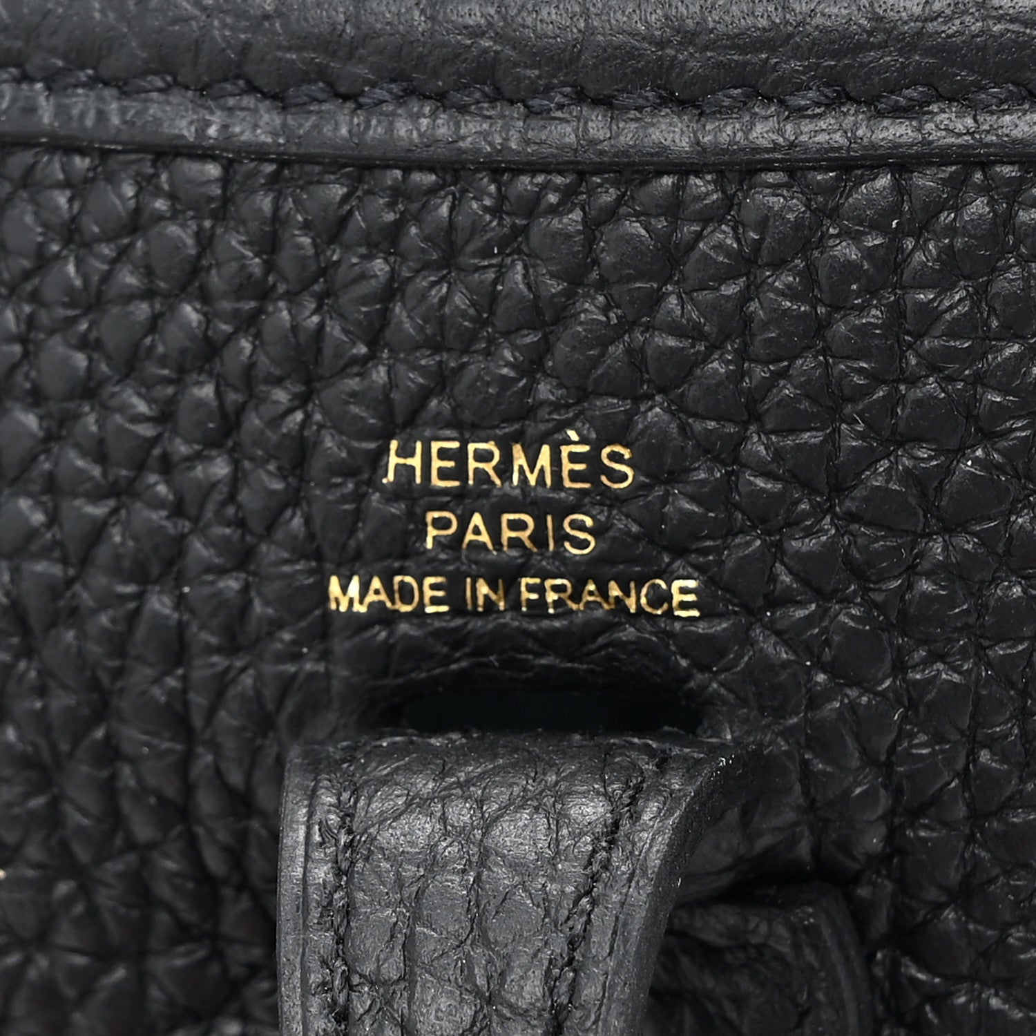 Hermes Taurillon Clemence Evelyne TPM Black 6 of 10