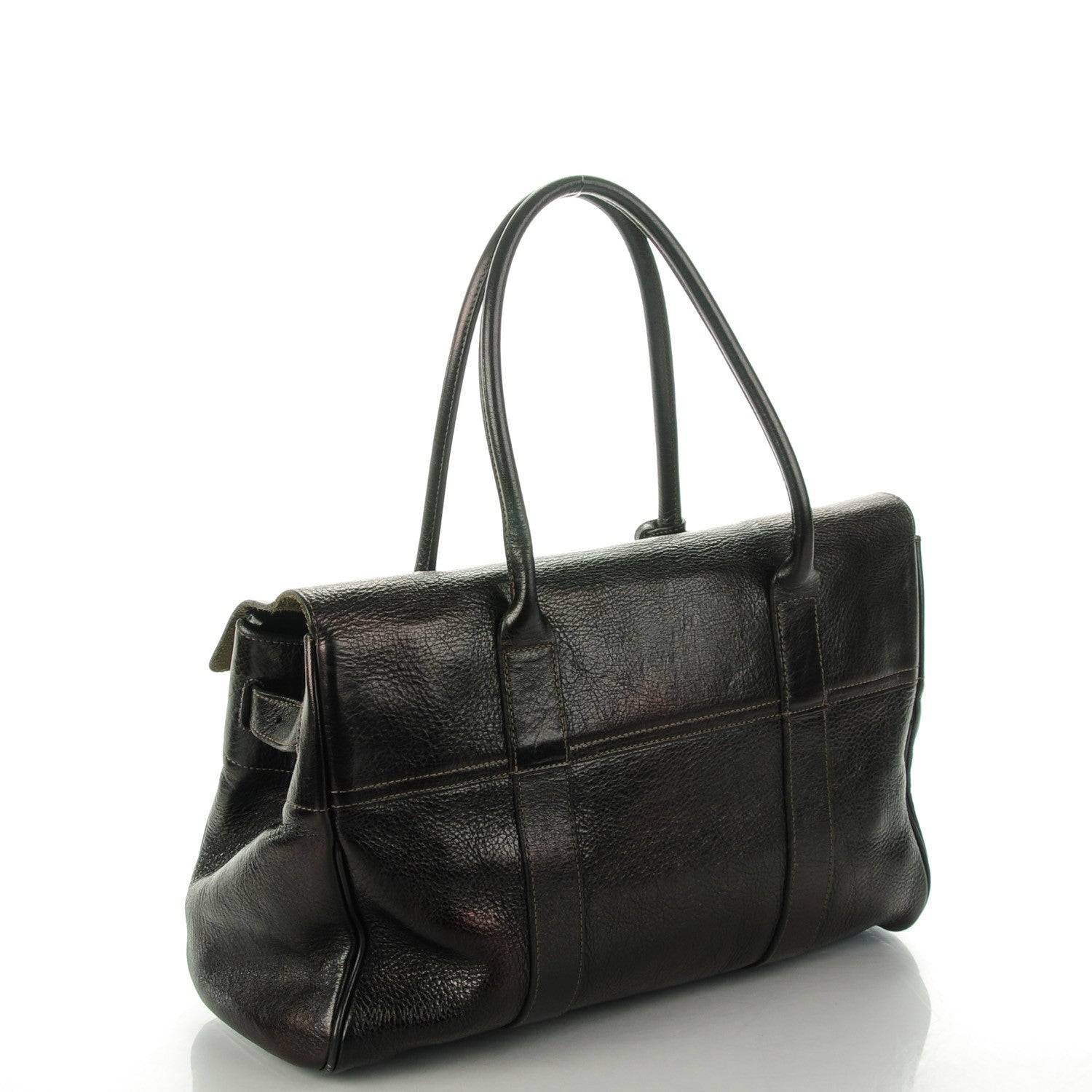 Mulberry Shiny Grain Bayswater Chocolate 3 of 8