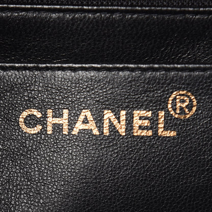 Chanel Caviar Quilted Jumbo Kelly Flap Black 8 of 11