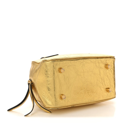 Khaite Metallic Calfskin Small Maeve Bag Gold 4 of 10