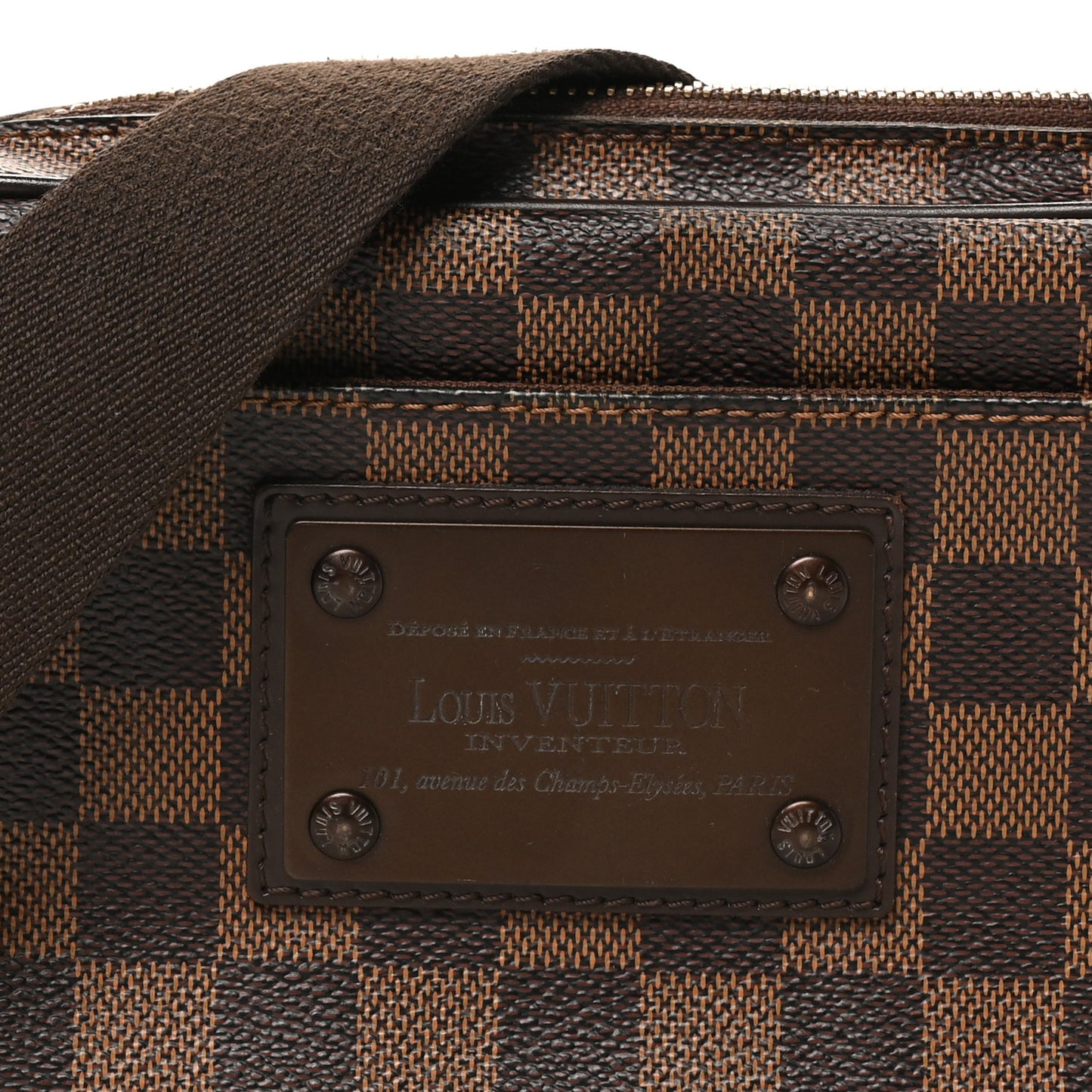 Damier Ebene Brooklyn Bum Bag