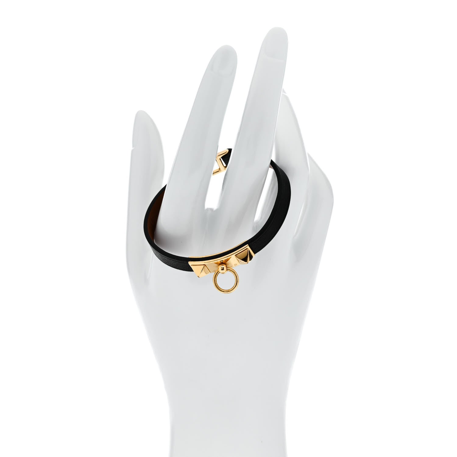 Hermes Swift Micro Rivale Bracelet T3 Black 2 of 6