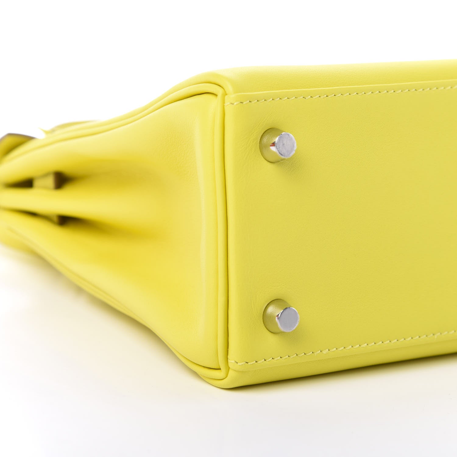 Hermes Swift Kelly Retourne 25 Lime 8 of 10