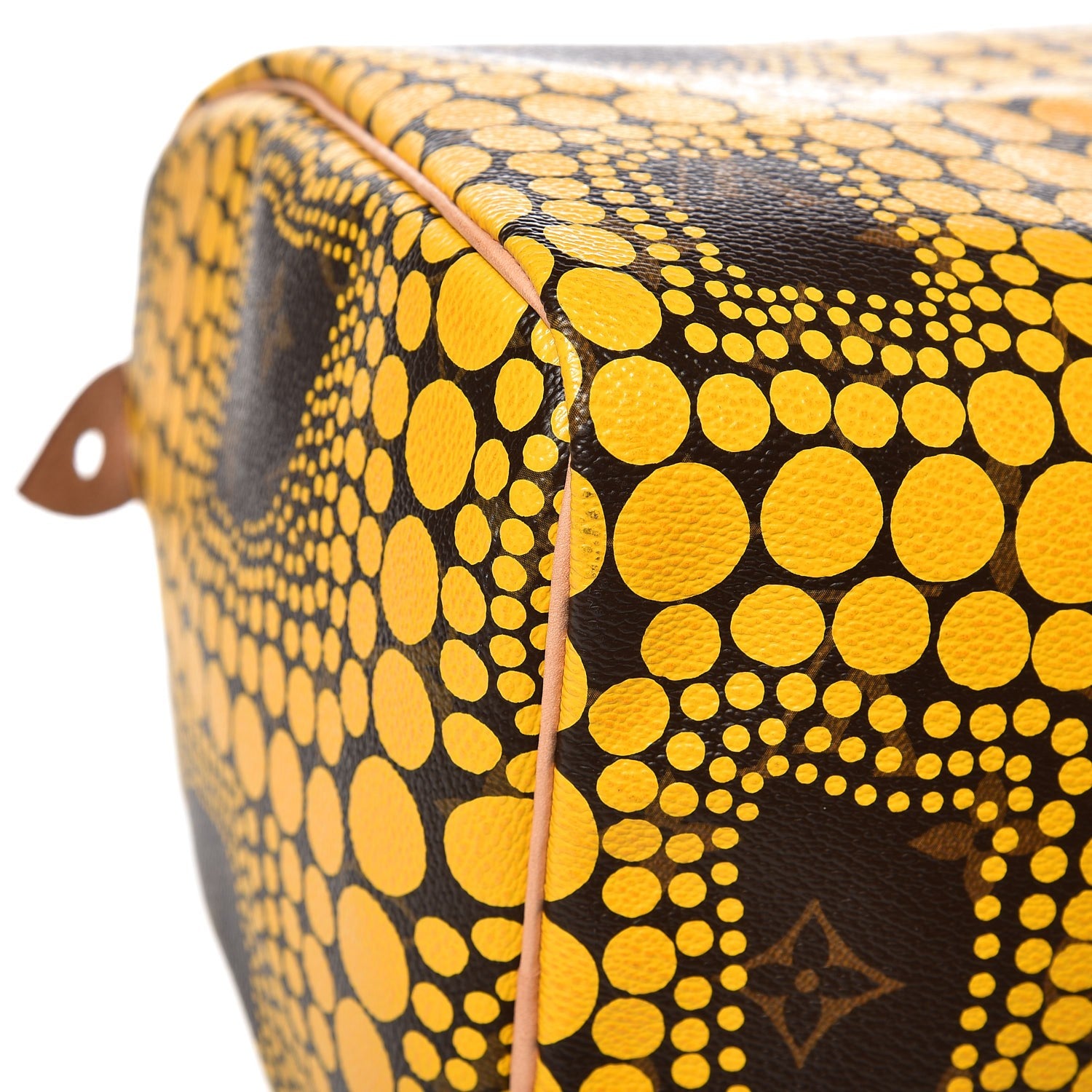 Louis Vuitton Monogram Kusama Town Speedy 30 Yellow 11 of 12