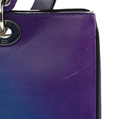 Christian Dior Box Calfskin Gradient Medium Diorissimo Blue Violet 15 of 18