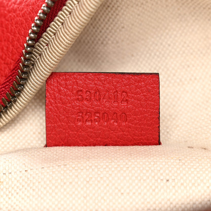 Gucci Grained Calfskin Small Logo Belt Bag Hibiscus Red 7 of 16