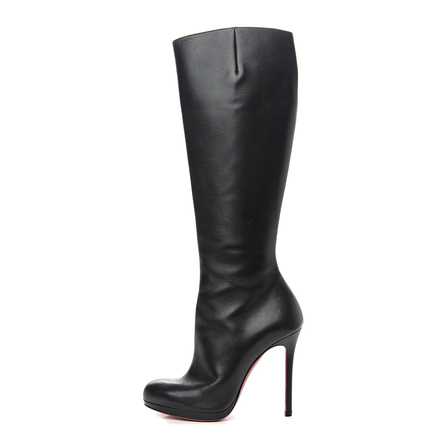 Calfskin Botalili 120 Tall Boots 37 Black