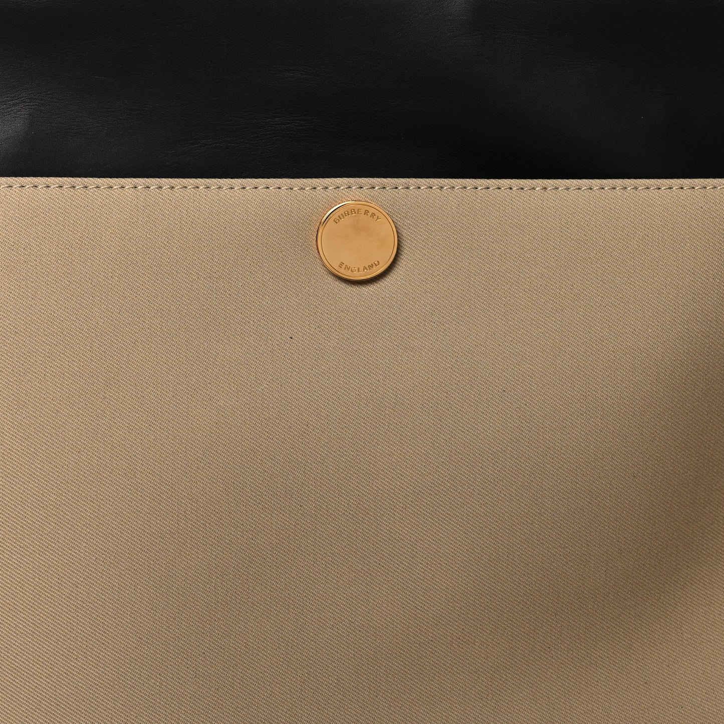 Calfskin Medium Society Tote Black Honey