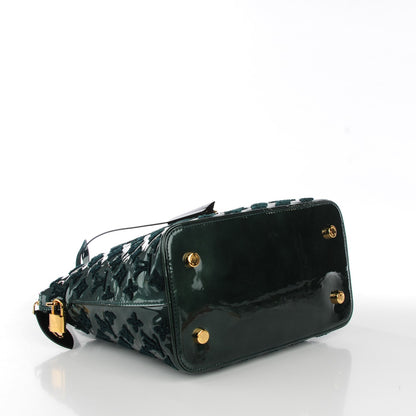 Louis Vuitton Patent Lambskin Fascination Lockit Vert Fonce 4 of 7