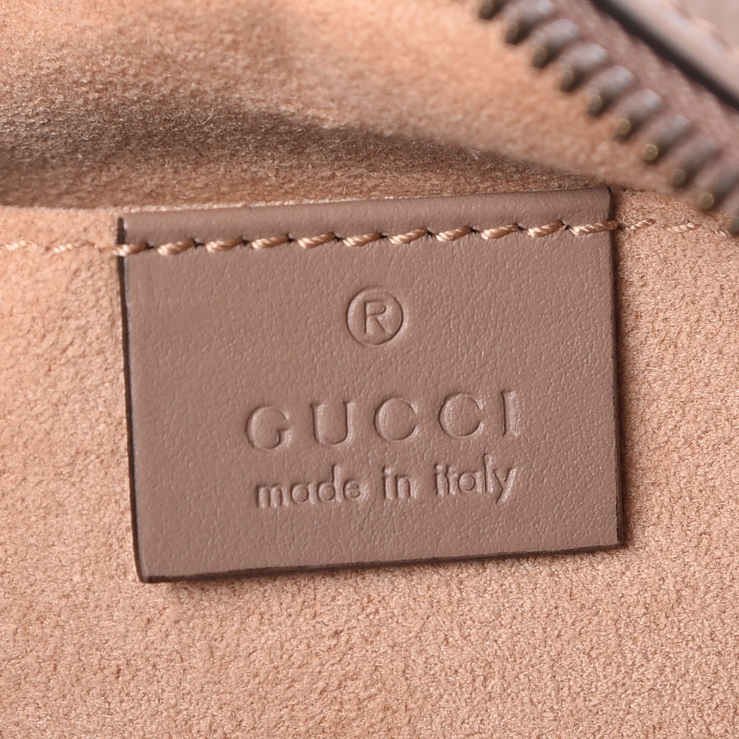 Gucci Calfskin Matelasse Small GG Marmont Chain Shoulder Bag Porcelain Rose 7 of 8