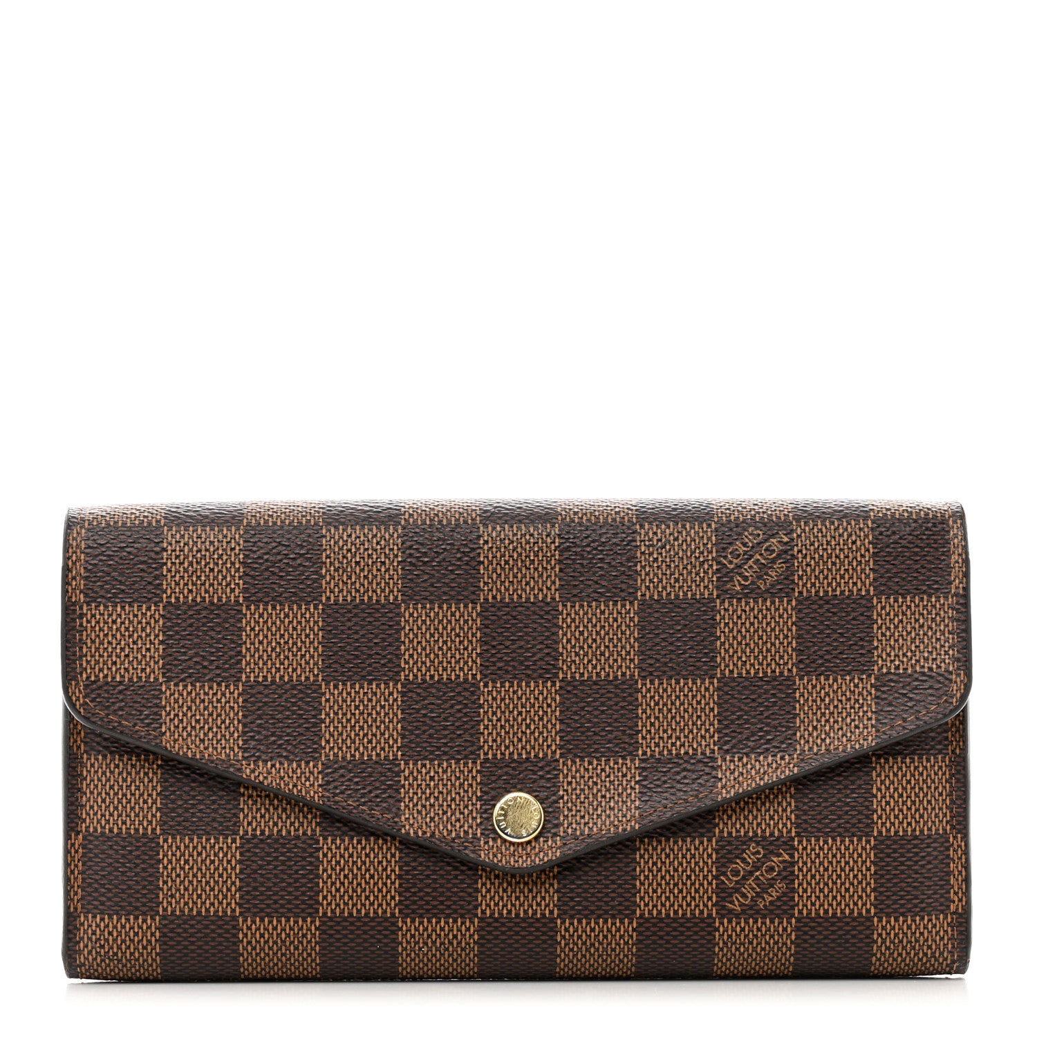 Louis Vuitton Damier Ebene Sarah Wallet NM 1 of 8