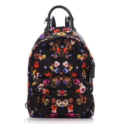Givenchy Tech Twill Nylon Pansy Print Nano Backpack Multicolor 1 of 7