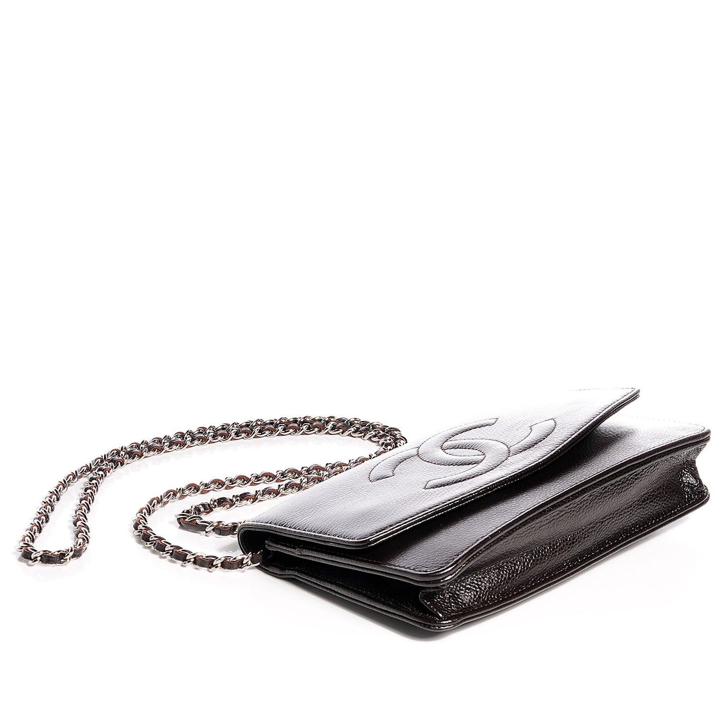 Caviar Timeless CC Wallet On Chain WOC Dark Brown