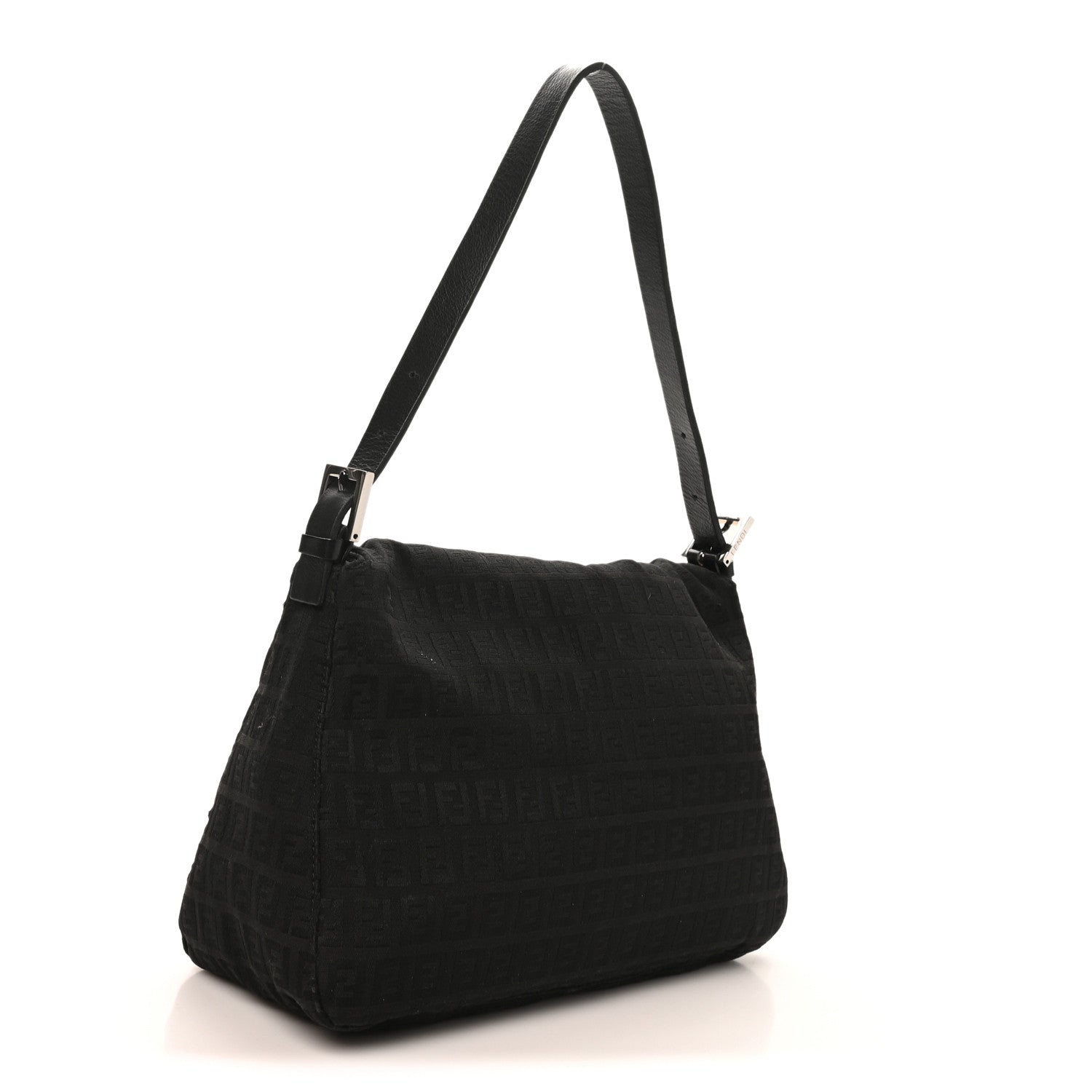 Fendi Zucchino Mama Baguette Black 3 of 9