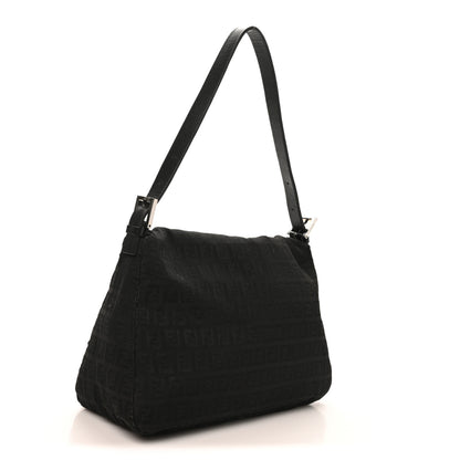 Fendi Zucchino Mama Baguette Black 3 of 9