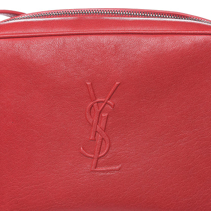 Saint Laurent Calfskin Monogram Small Lou Camera Bag Red 10 of 10