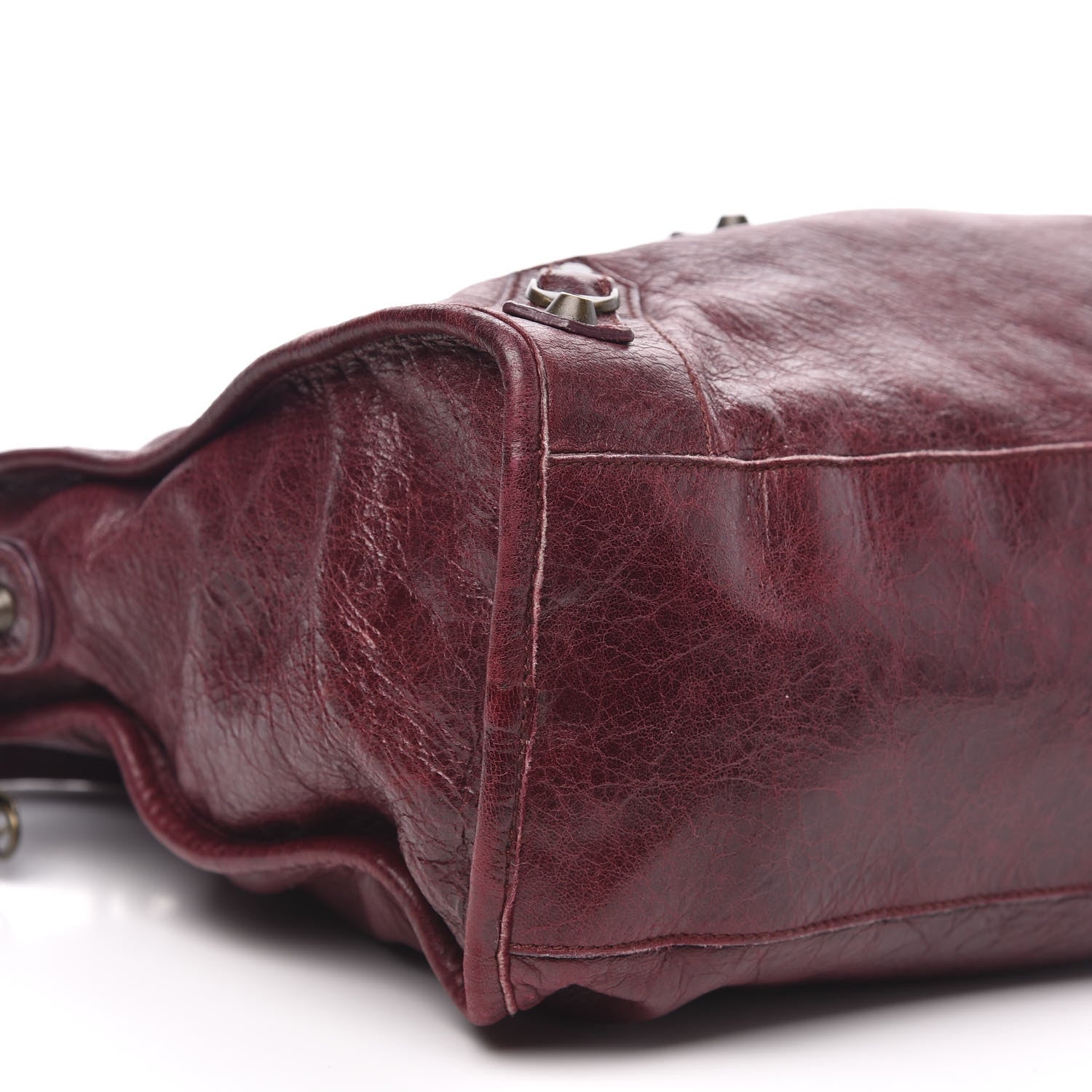 Balenciaga Agneau Classic Hardware City Bordeaux 8 of 12