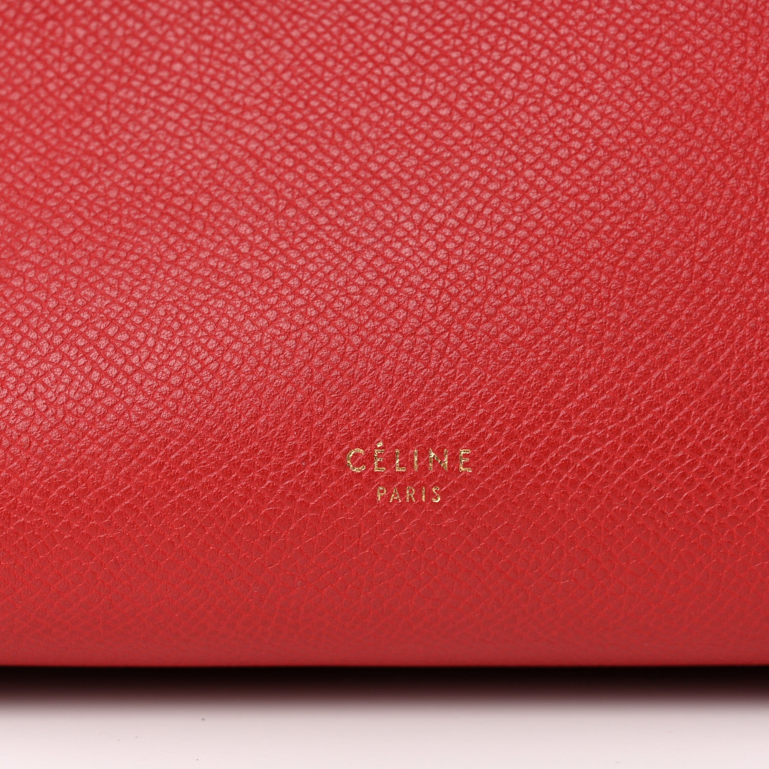 Celine Grained Calfskin Mini Belt Bag Coquelicot 6 of 11