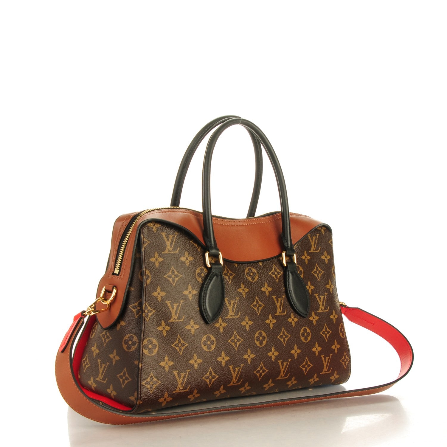 Louis Vuitton Monogram Tuileries Caramel Rouge 3 of 8
