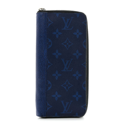 Louis Vuitton Taigarama Vertical Zippy Wallet Cobalt 1 of 10