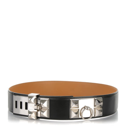 Hermes Box Collier De Chien CDC Belt 90 Black 1 of 5