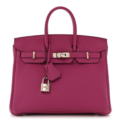 Hermes Togo Birkin 25 Rose Pourpre 1 of 17