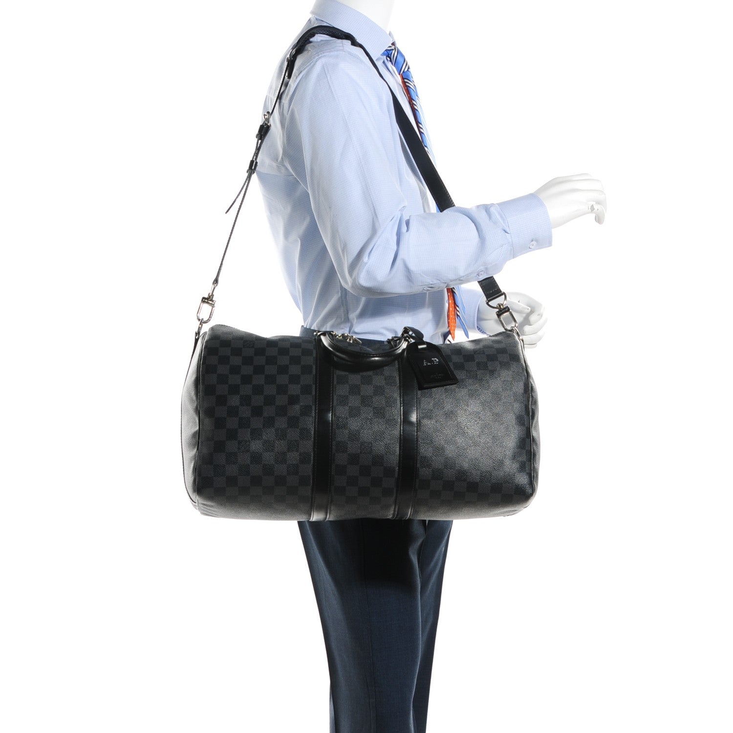 Louis Vuitton Damier Graphite Keepall Bandouliere 45 2 of 9