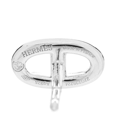 Hermes Sterling Silver TPM Farandole Earrings 4 of 5