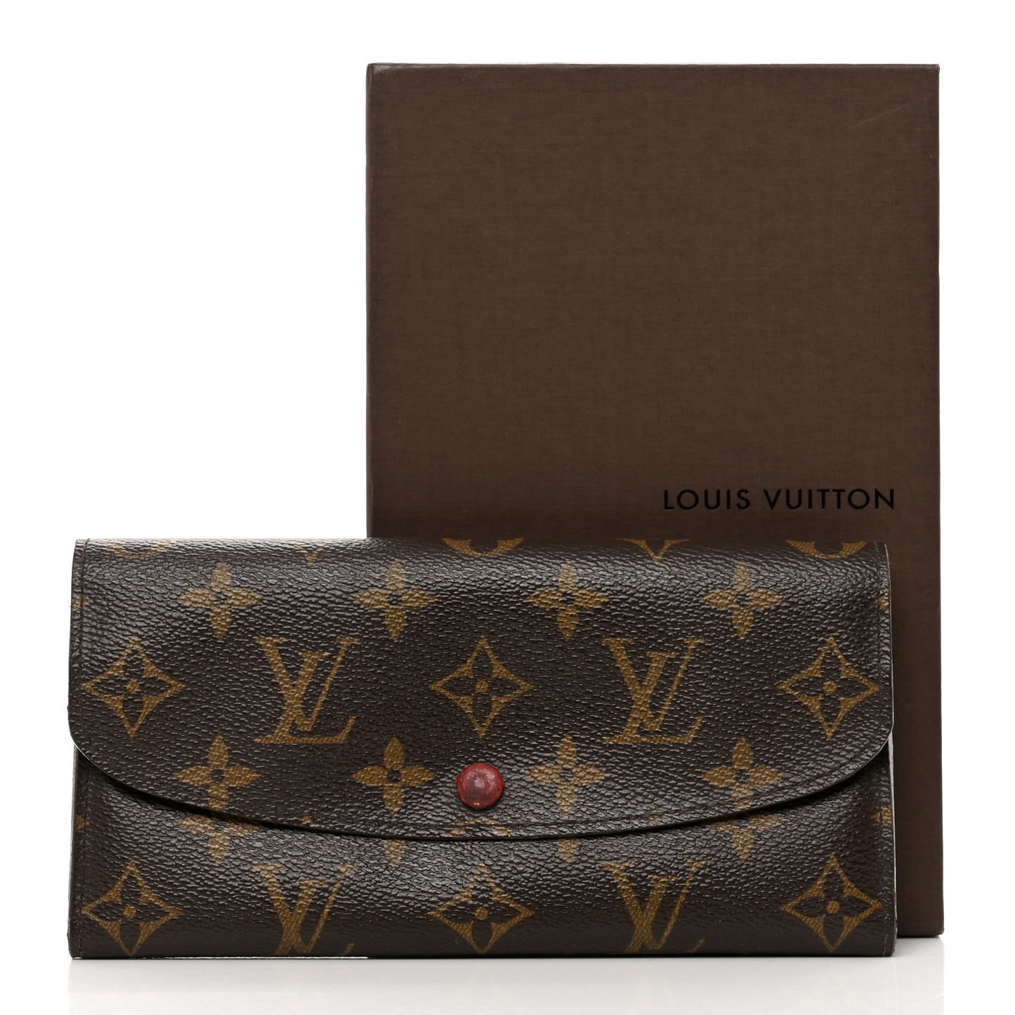 Monogram Emilie Wallet Rouge
