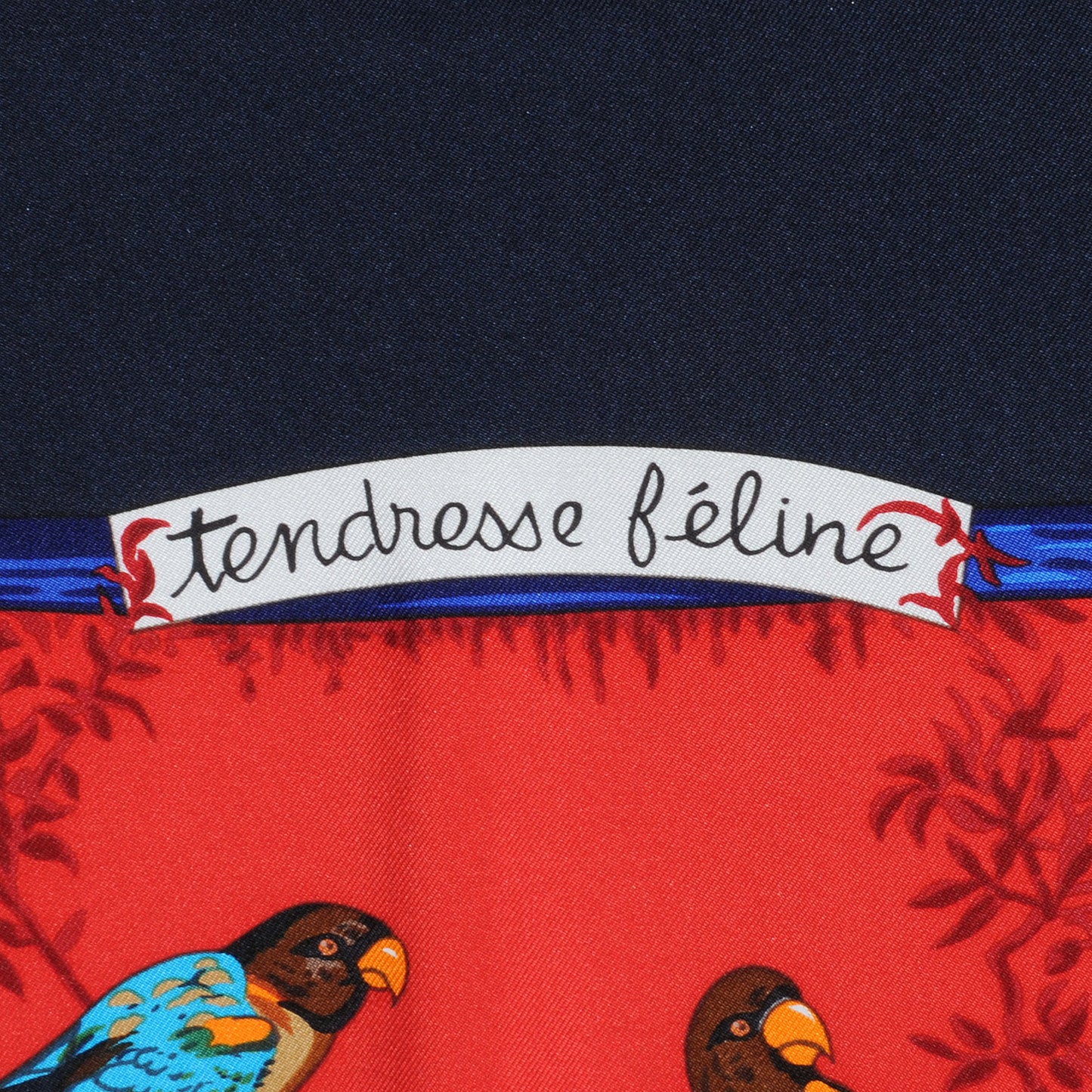 Silk Tendresse Feline Scarf 90