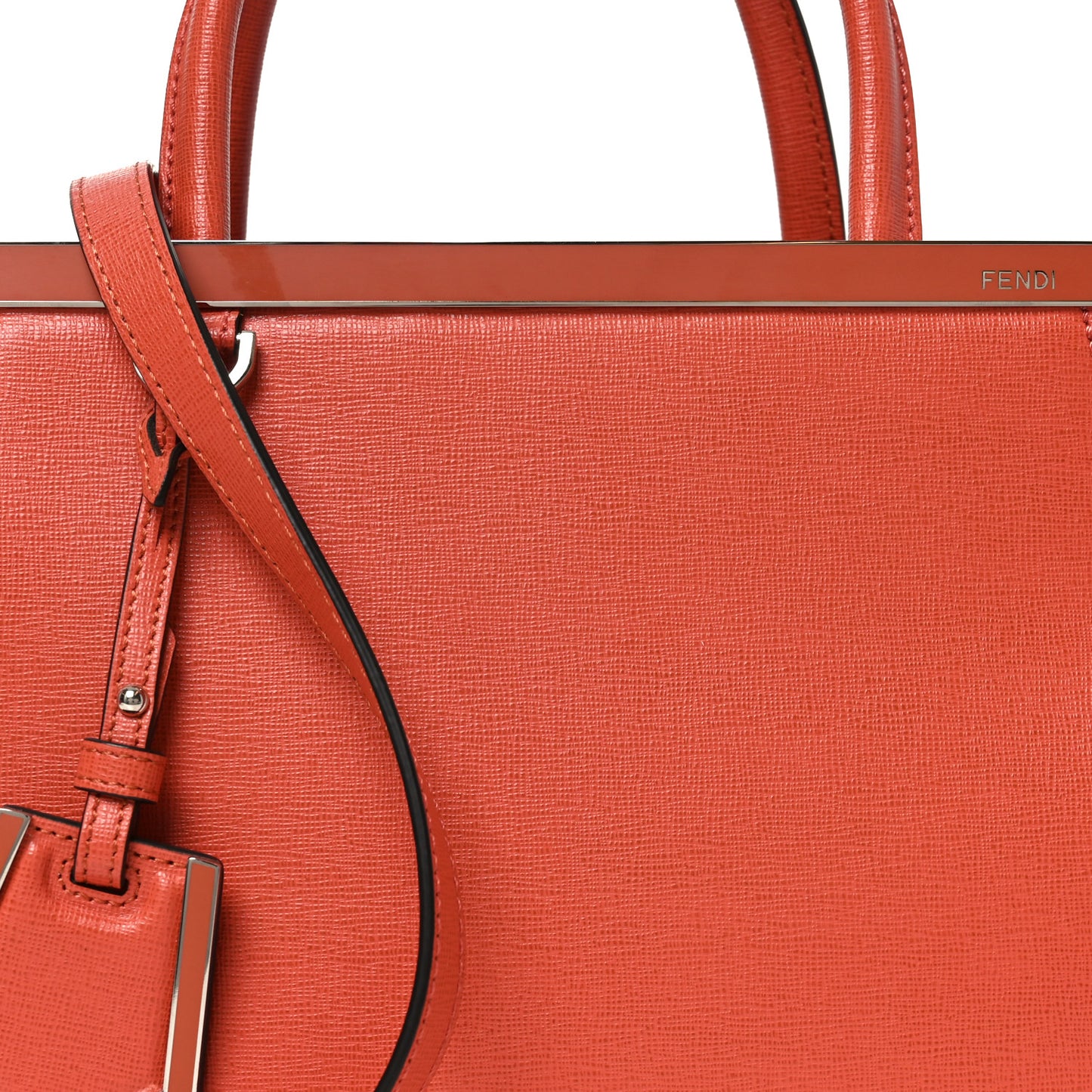 Vitello Elite Flamingo Petite 2Jours Tote Rosso Pimento