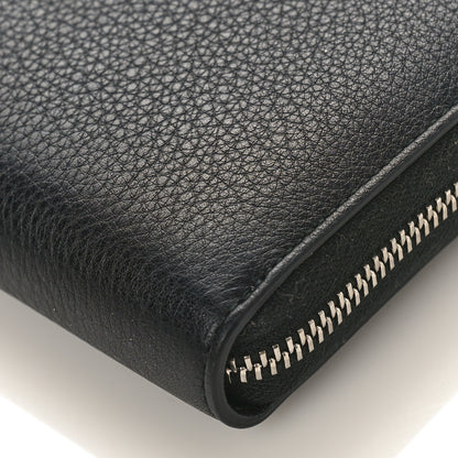 Gucci Pebbled Calfskin Dorian Zip Around Wallet Black 8 of 8