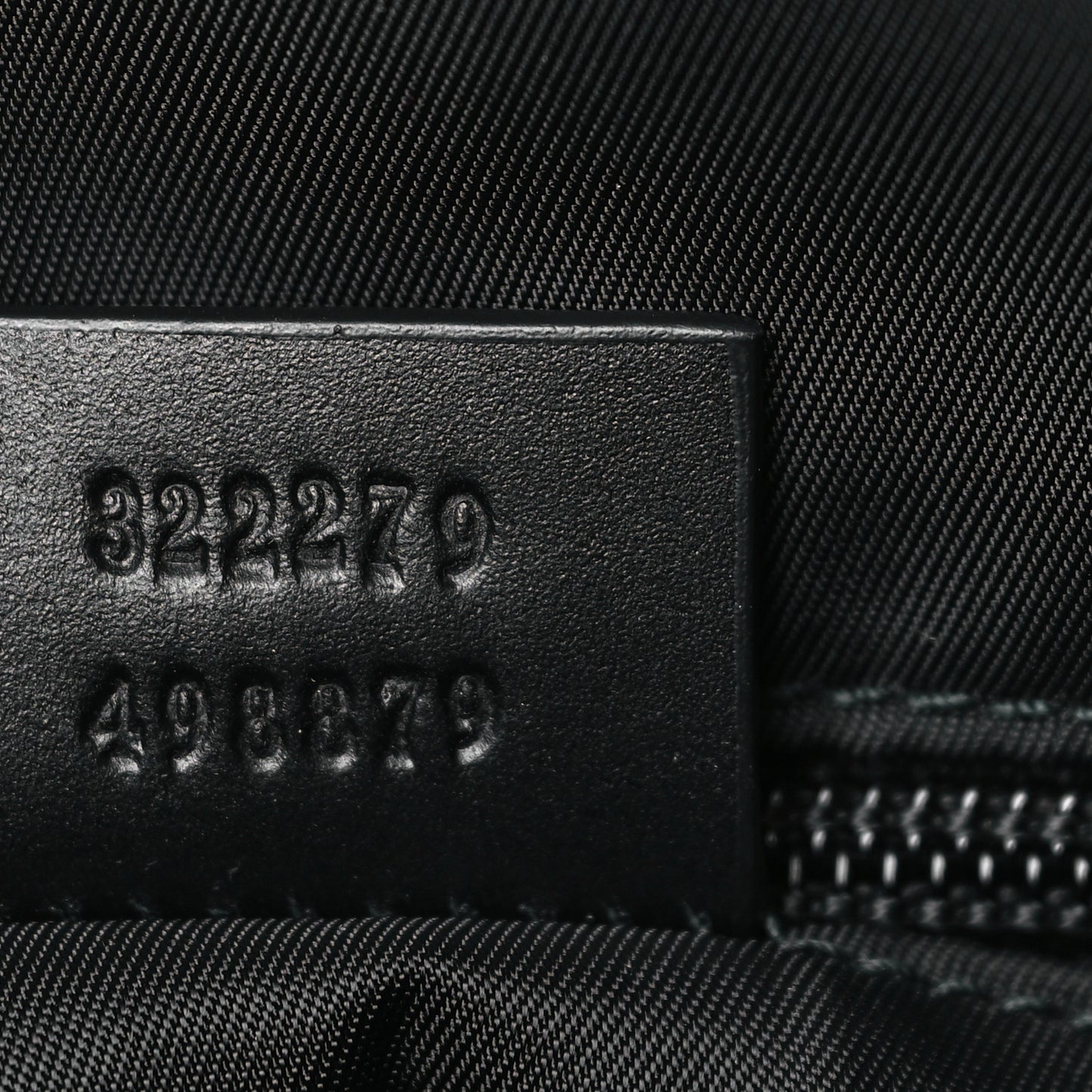 GG Supreme Monogram Crossbody Messenger Bag Black Grey