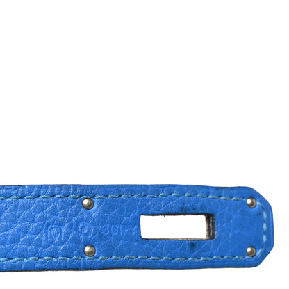 Hermes Taurillon Clemence Jypsiere 28 Bleu Hydra 7 of 10