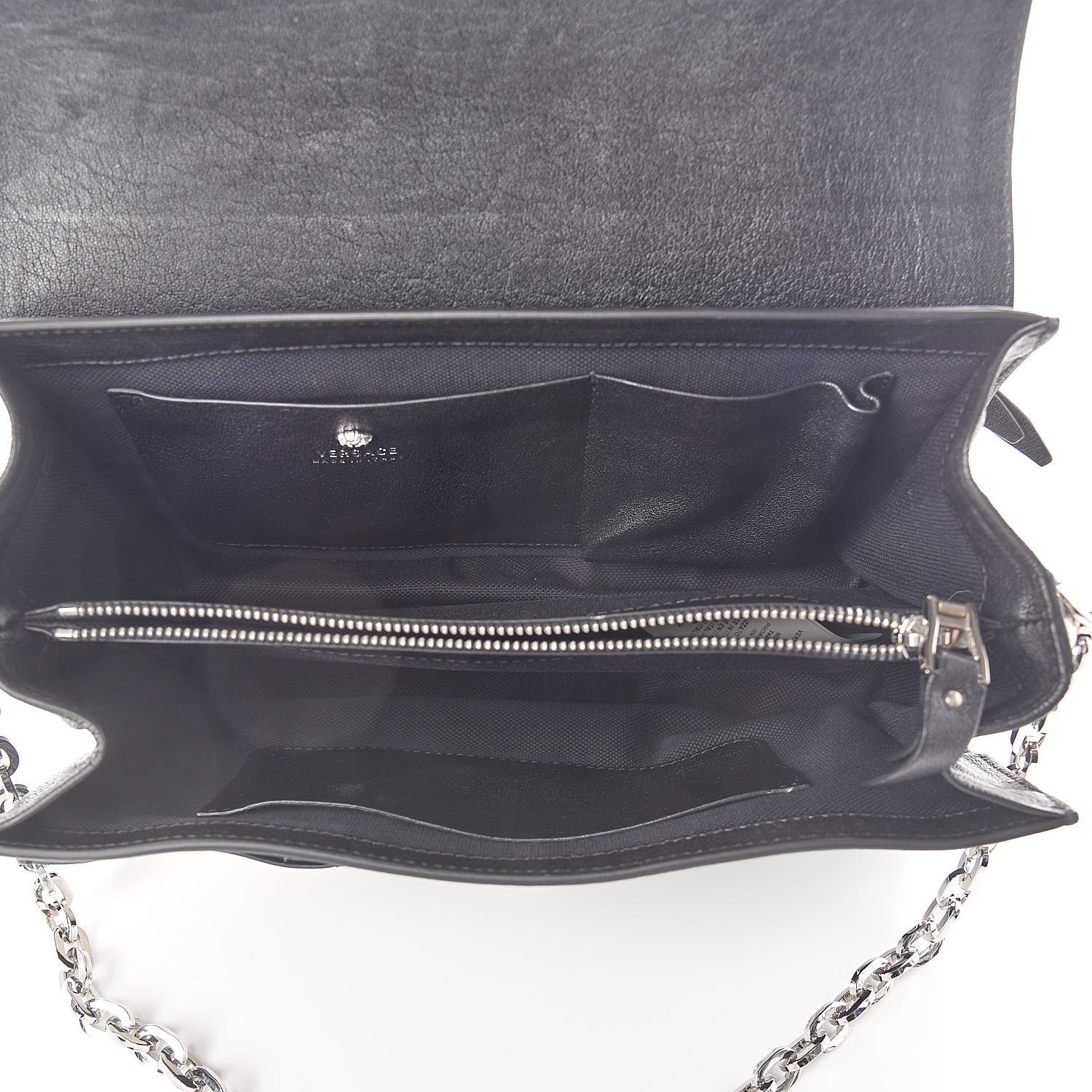 Versace Goatskin Large Stardvst Shoulder Bag Black 5 of 8