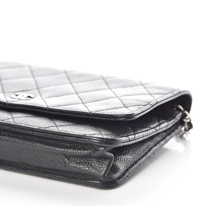Chanel Caviar Quilted Wallet On Chain WOC Black 6 of 17