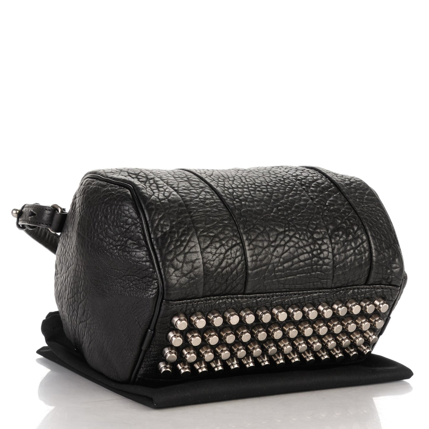 Pebbled Lambskin Rockie Black Nickel Hardware