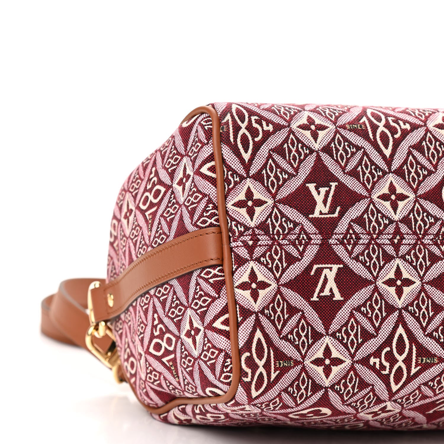 Louis Vuitton Jacquard Since 1854 Speedy Bandouliere 25 Bordeaux 9 of 10