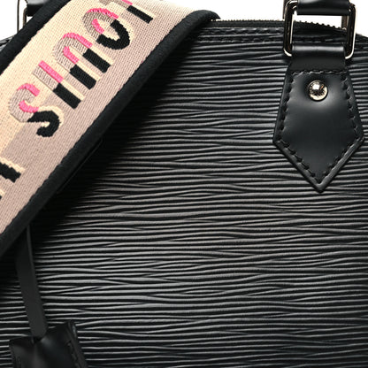 Louis Vuitton Epi Jacquard Alma BB Black 7 of 10