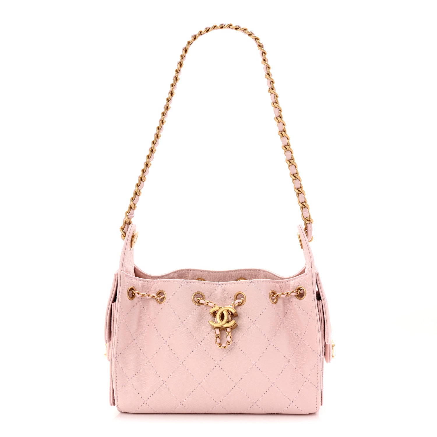 Chanel Caviar Quilted Mini Chanel 25 Handbag Light Pink 1 of 11