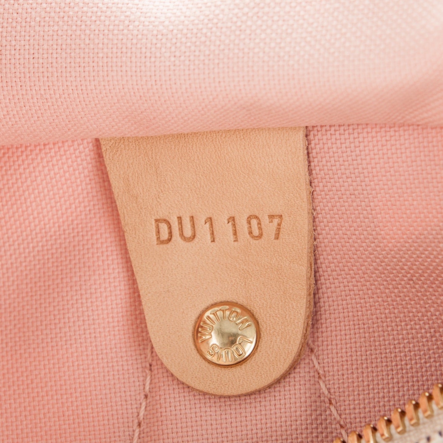 Damier Azur Tahitienne Speedy Bandouliere 30 Rose Ballerine