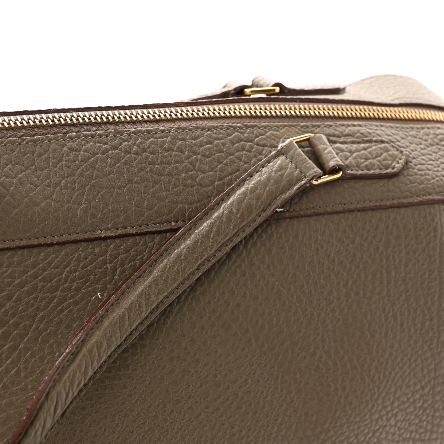 Bullhide Calfskin Small Ring Bag Souris